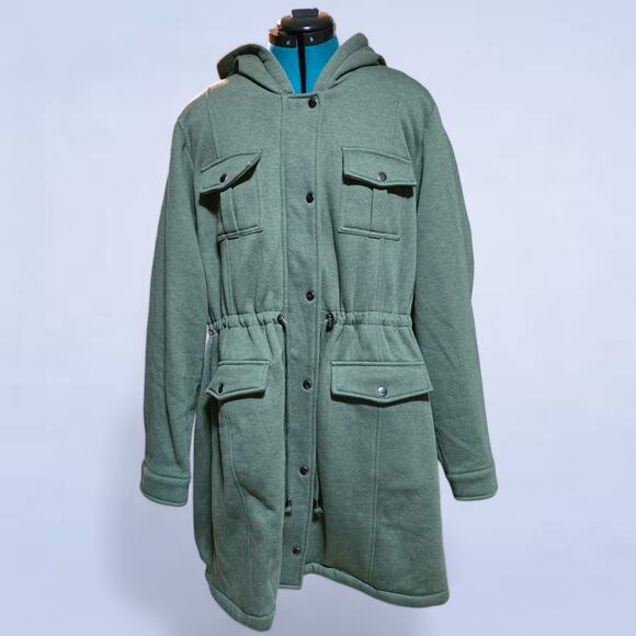 Torrid Fleece Sherpa Lined Anorak - Size 4X - Picture 2 of 9